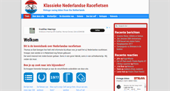 Desktop Screenshot of klassiekeracefiets.info